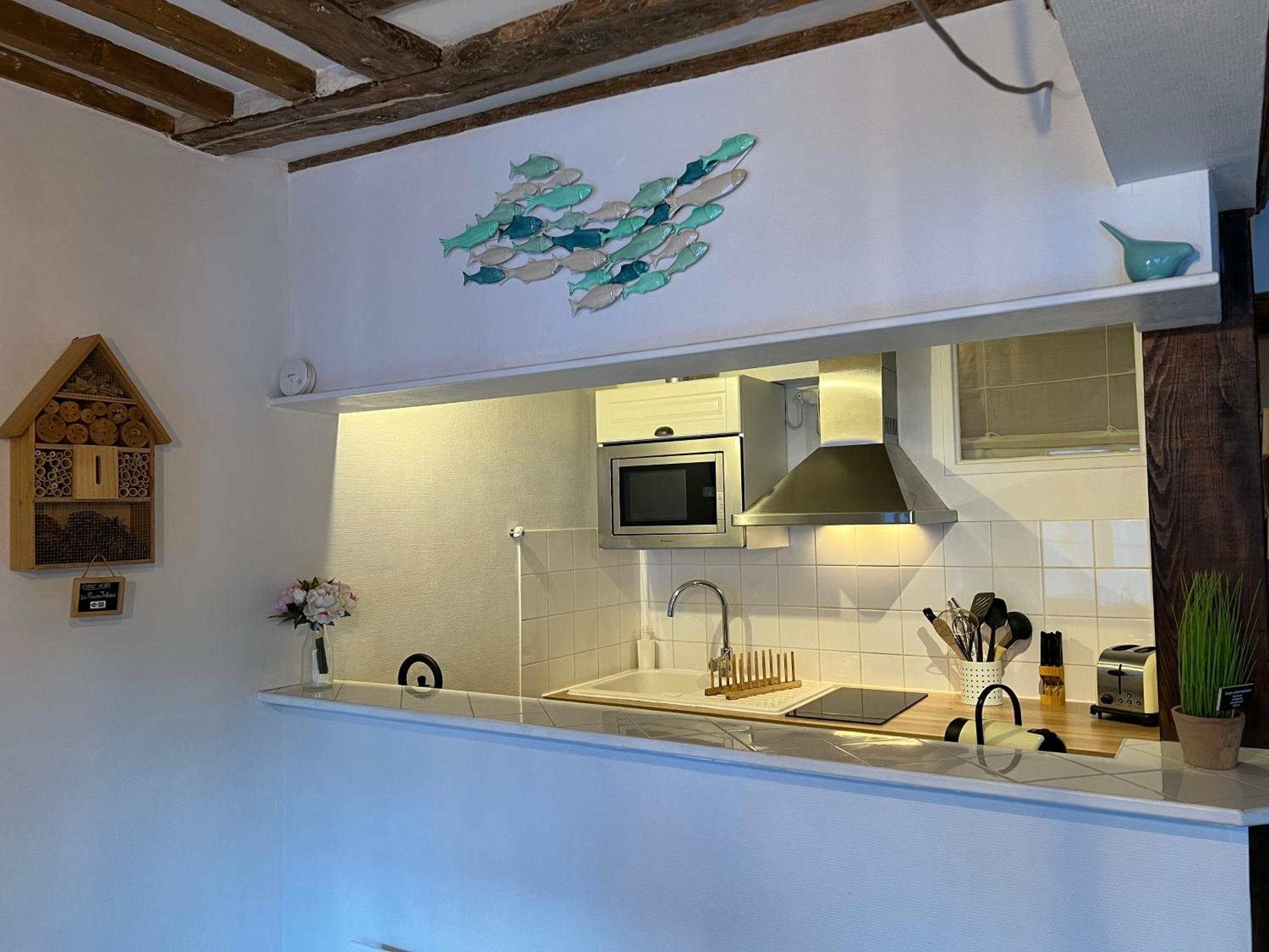 Une Pause Chez Julien, Appartement Lumineux Et Idealement Situe! Honfleur Exterior foto